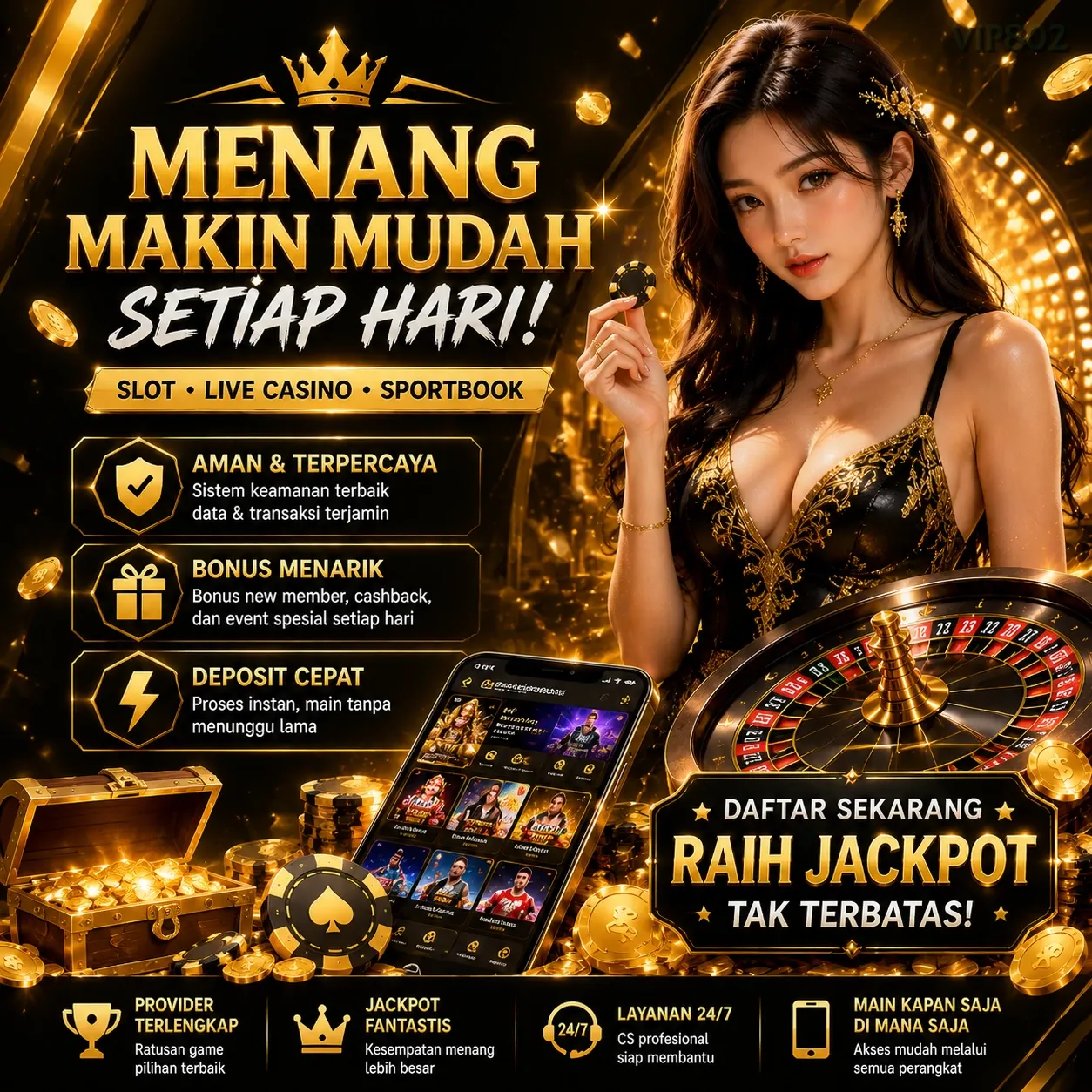 Ikon aplikasi vip802 resmi